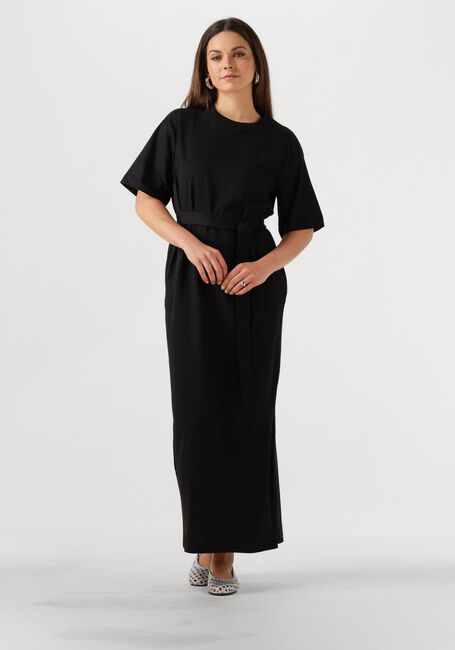 Zwarte SELECTED FEMME Maxi jurk SLFESSENTIAL SS POCKET ANKLE DRESS - large