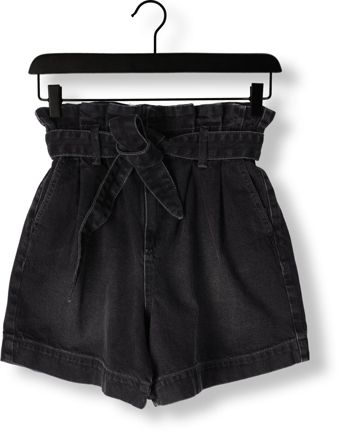 CATWALK JUNKIE Dames Jeans Denim Short Comfortable Waist Zwart