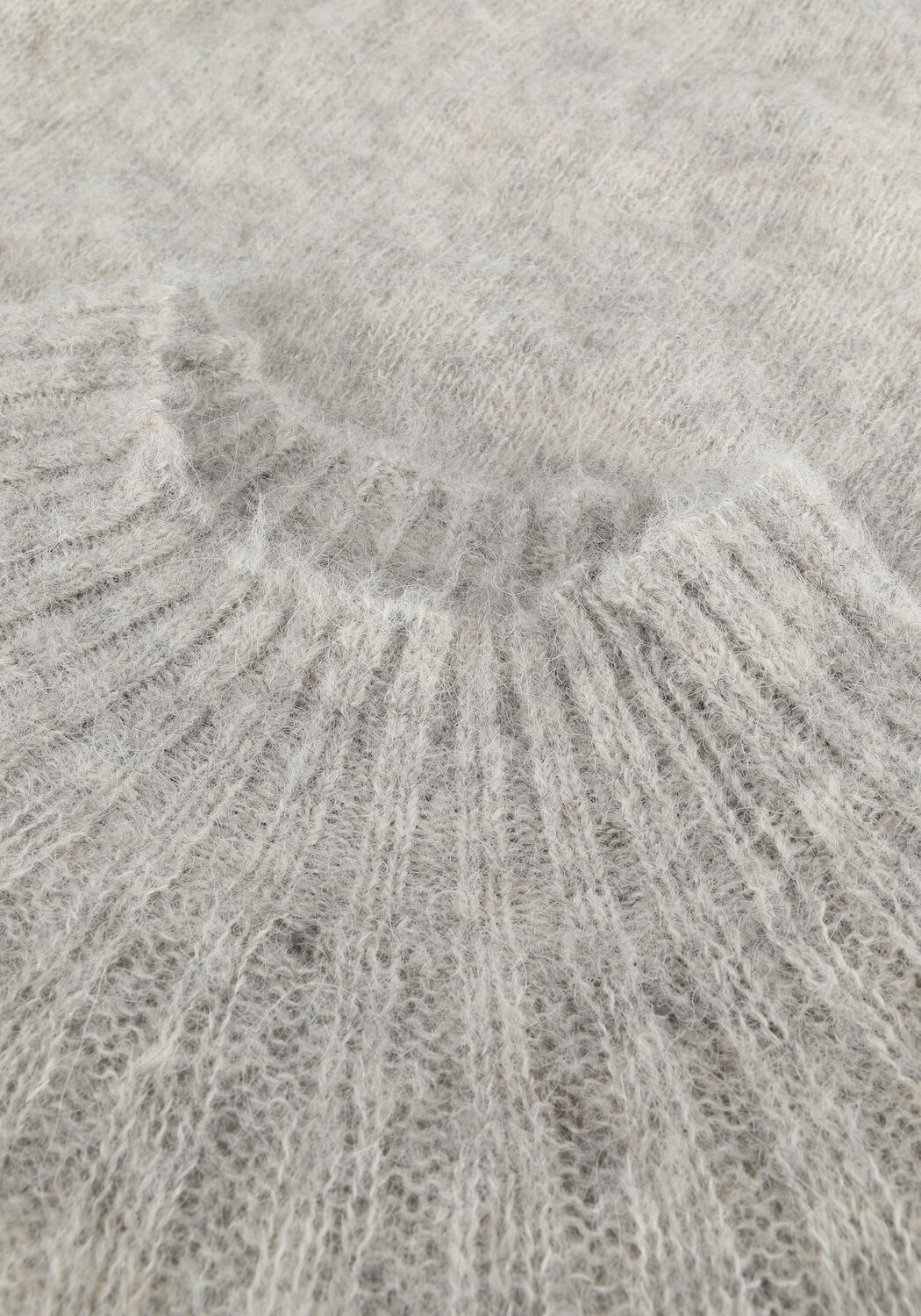 Lichtgrijze BY-BAR Trui ZOE PULLOVER - large