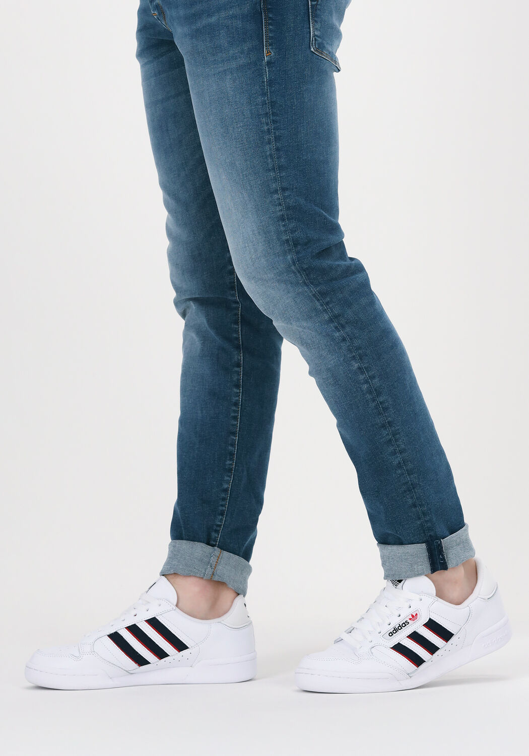 Witte ADIDAS Lage sneakers CONTINENTAL 80 STRIPES - large