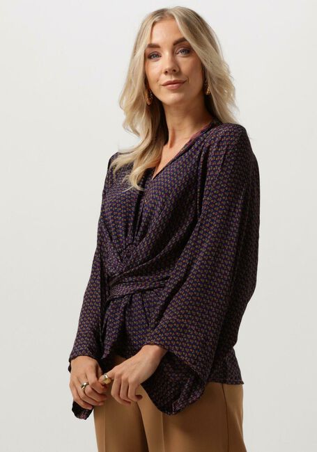 Donkerblauwe SISSEL EDELBO Blouses CLAIRE TOP - large