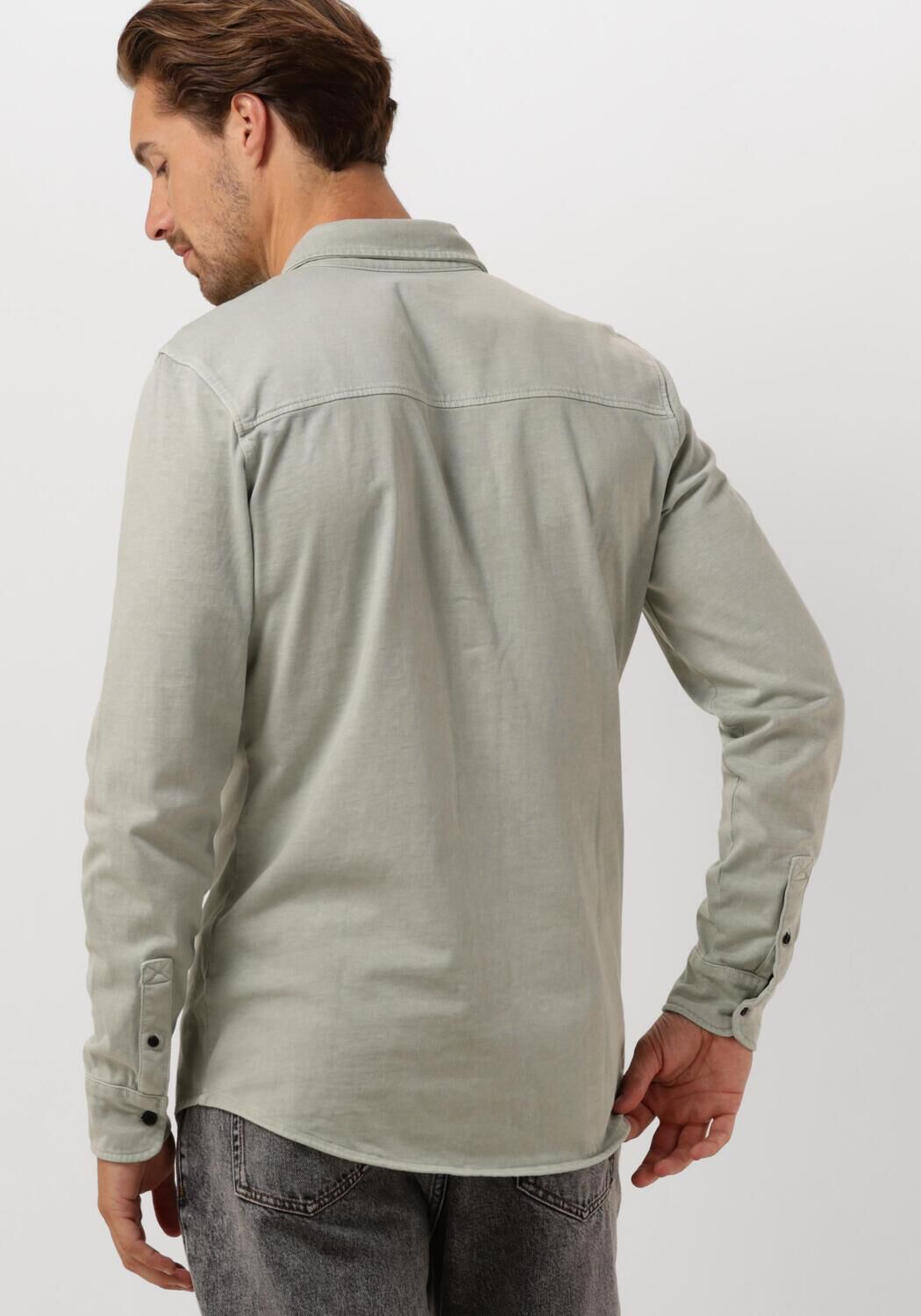 BUTCHER OF BLUE Heren Overshirts Finn Pocket Jersey Shirt Groen