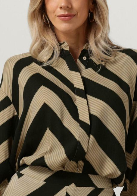Groene MINUS Blouses JALIA LONG SLEEVE SHIRT - large