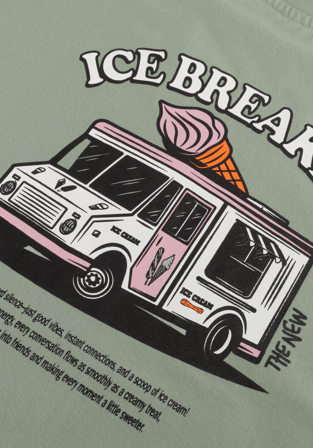 Groene THE NEW Polo / T-shirt TNSTEFANO - large