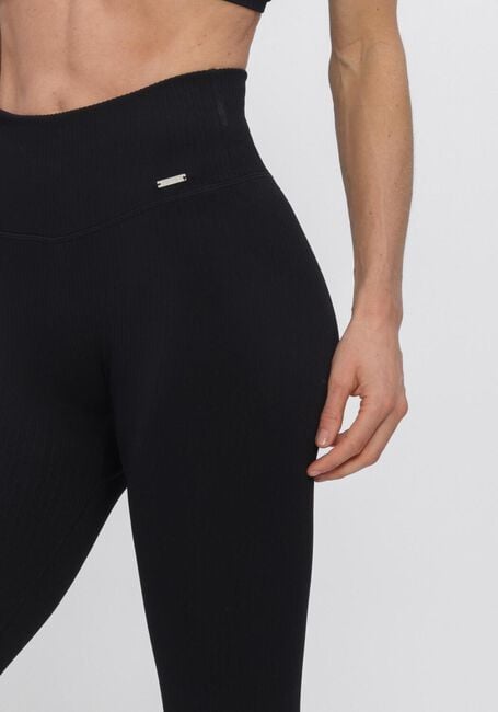 Zwarte AIM'N Broeken RIBBED SEAMLESS TIGHTS - large