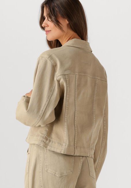 Beige Y.A.S. Spijkerjas YASLUA LS DENIM JACKET - large
