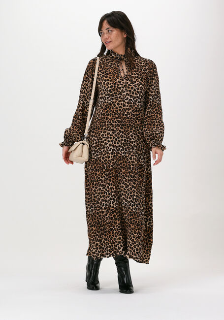 Bruine MOVES Maxi jurk LAVISA 2434 - large