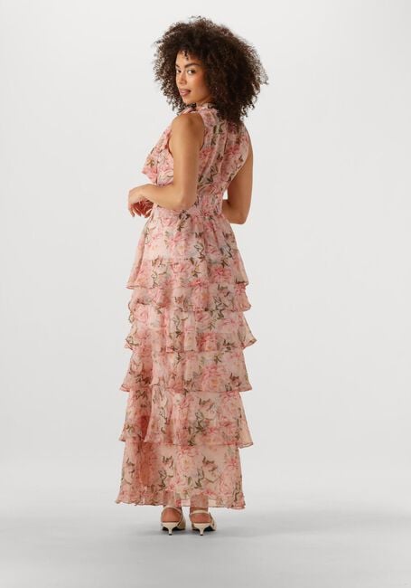 Lichtroze NEO NOIR Maxi jurk MARLI FLOWER CHIFFON DRESS - large