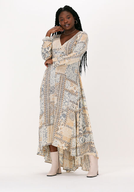 Camel MES DEMOISELLES Maxi jurk CHARLTON DRESS - large