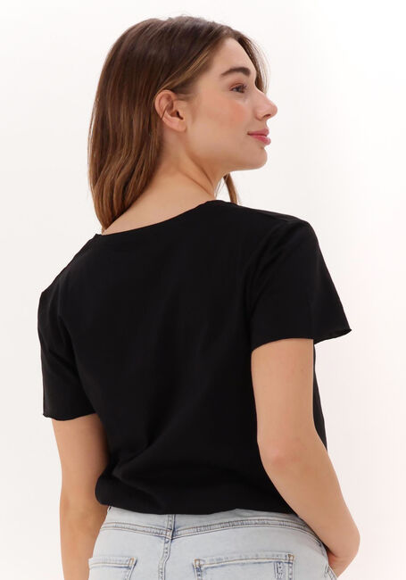 Zwarte MY ESSENTIAL WARDROBE T-shirt 08 THE VTEE SLUB YARN JERSEY - large