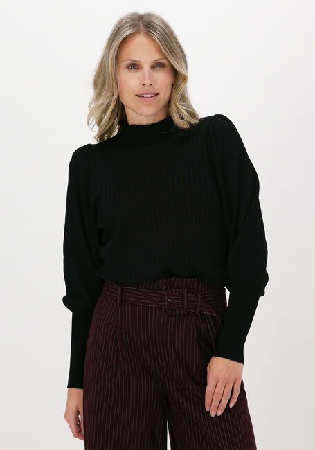 Zwarte SUMMUM Trui BALLOON SLEEVES SWEATER POINTE - large