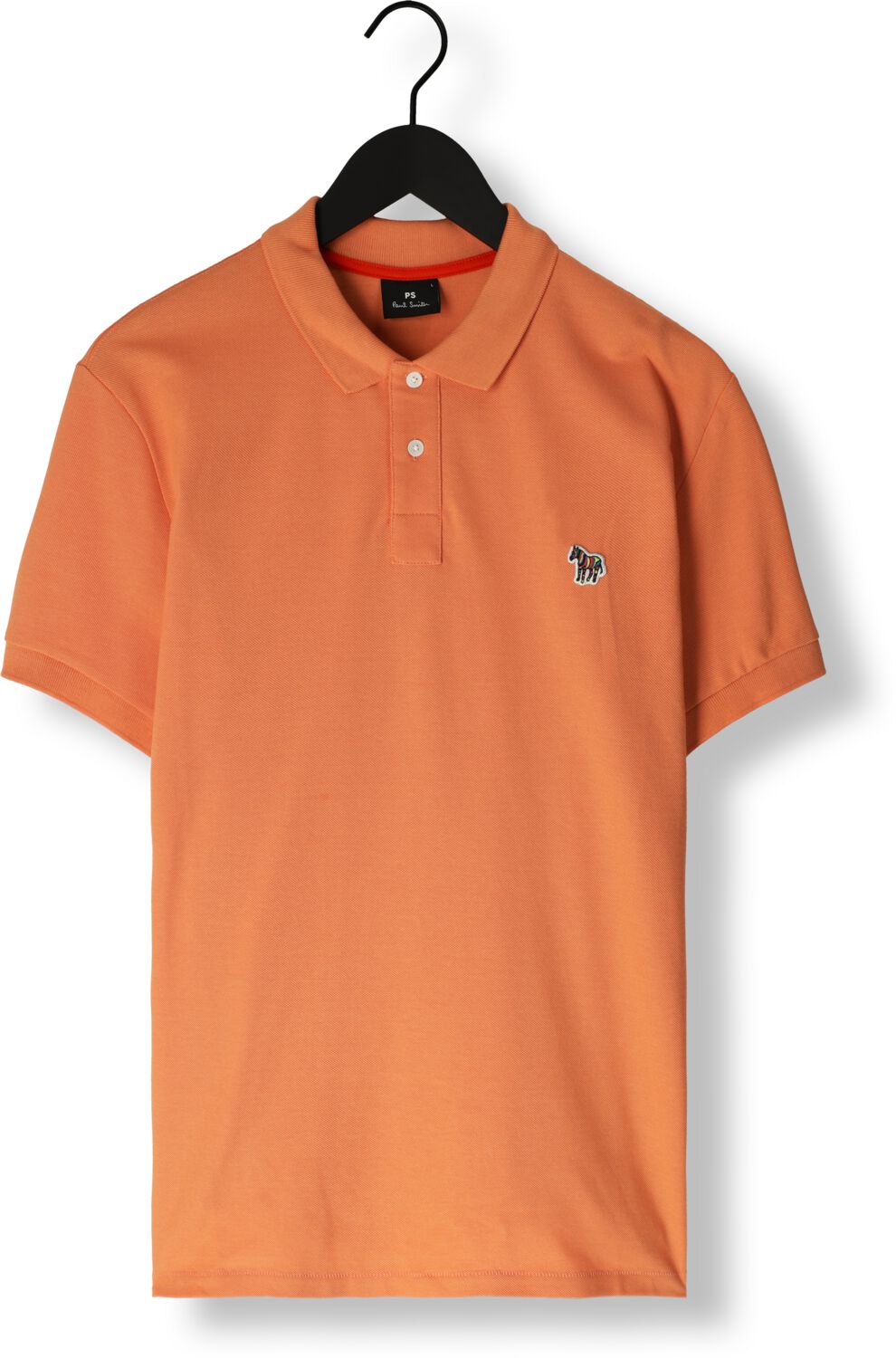 PS PAUL SMITH Heren Polo's & T-shirts Mens Slim Fit Ss Polo Shirt Zebra Oranje