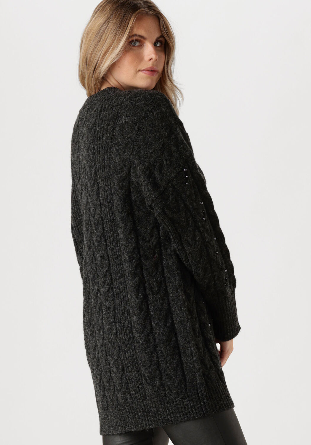 DANTE6 Dames Truien & Vesten Croft Pearl Sweater Grijs