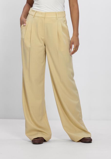 Butter yellow CO'COUTURE Wijde broek NILANCC PLEAT LLPANT - large