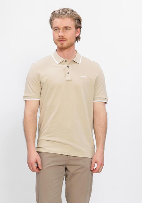 Beige BOSS BLACK Polo PARLAY 190 - large