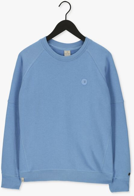 Blauwe CAST IRON Sweater R-NECK COTTON BLEND - large