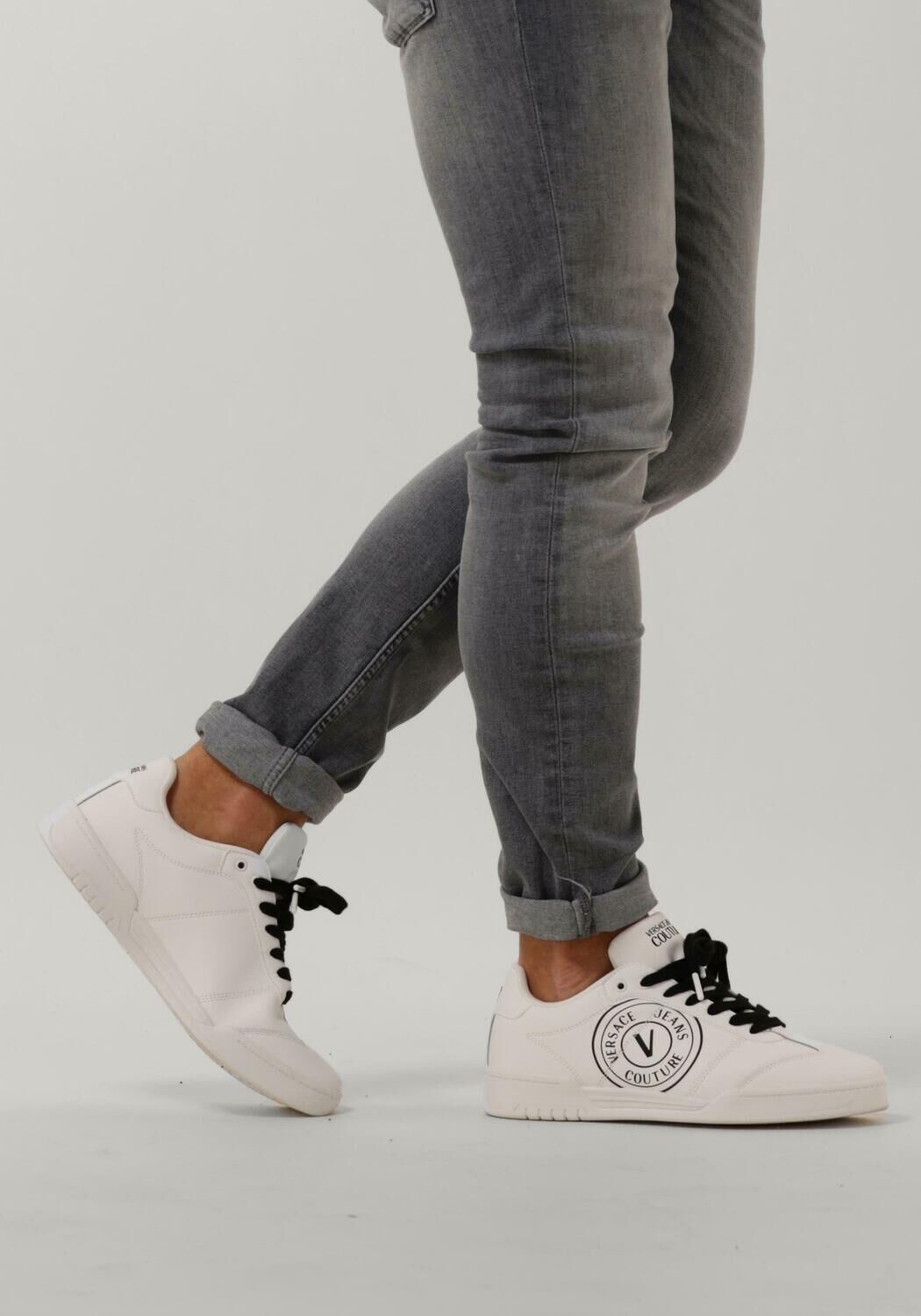 Witte VERSACE JEANS Lage sneakers FONDO BROOKLYN DIS. SD1 - large
