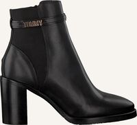 Zwarte TOMMY HILFIGER Enkellaarsjes BLOCK BRANDING HIGH HEEL - medium