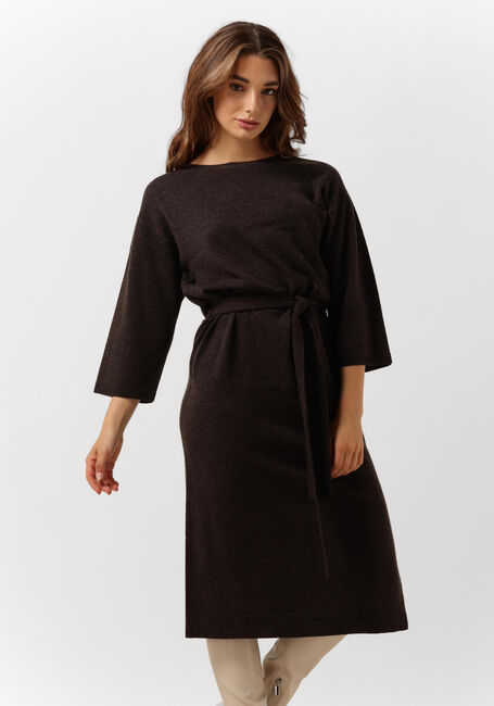 Bruine KNIT-TED Midi jurk CATRIONA DRESS - large