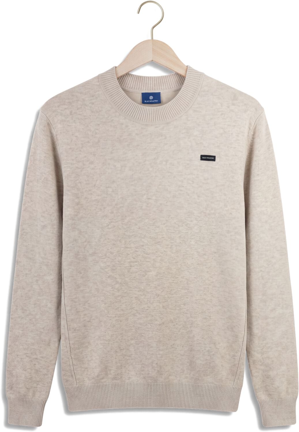 BLUE INDUSTRY Heren Truien & Vesten Knitwear Beige