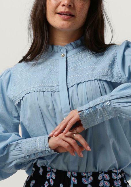 Blauwe HARPER & YVE Blouses YASMIN-LS - large
