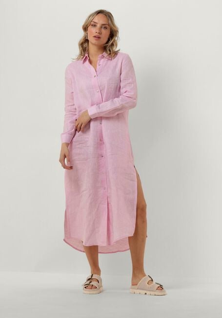Roze RESORT FINEST Midi jurk SHIRT DRESS - large