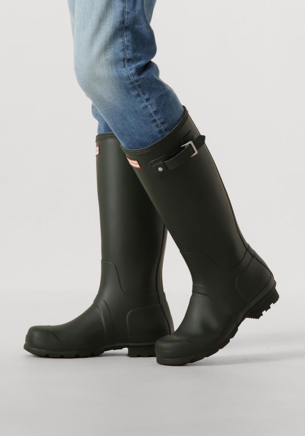 Groene HUNTER Regenlaarzen MENS ORIGINAL TALL - large