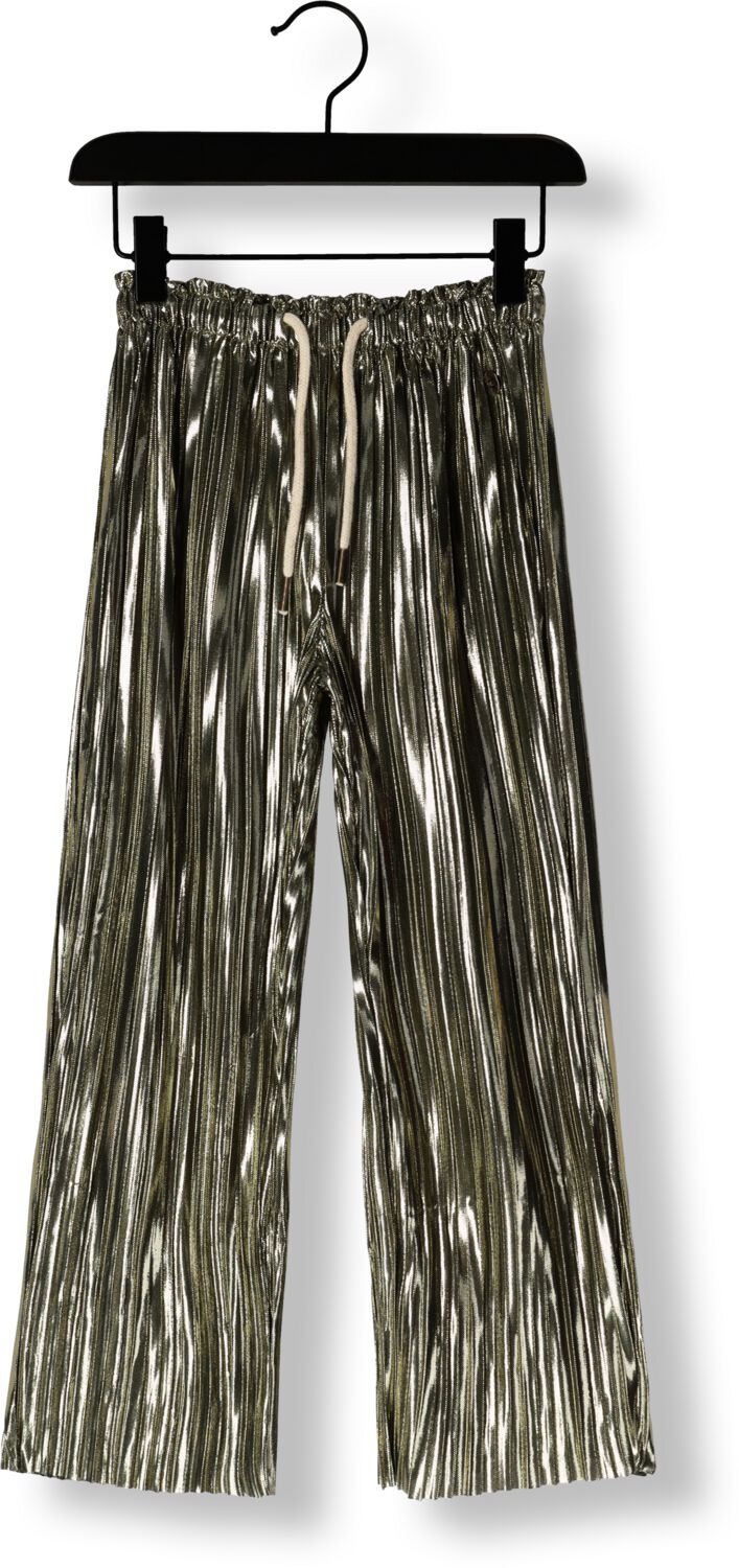 LIKE FLO Meisjes Broeken Fenna Flo Plisse Pants Metallic