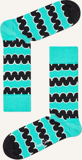 Zwarte HAPPY SOCKS Sokken SQUIGGLY Zwarte HAPPY SOCKS Sokken SQUIGGLY - large