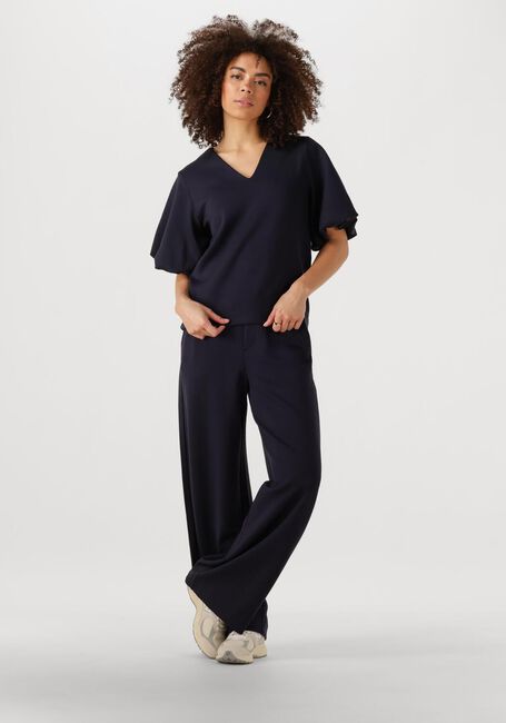 Donkerblauwe INWEAR Wijde broek GINCETTEIW PANT - large