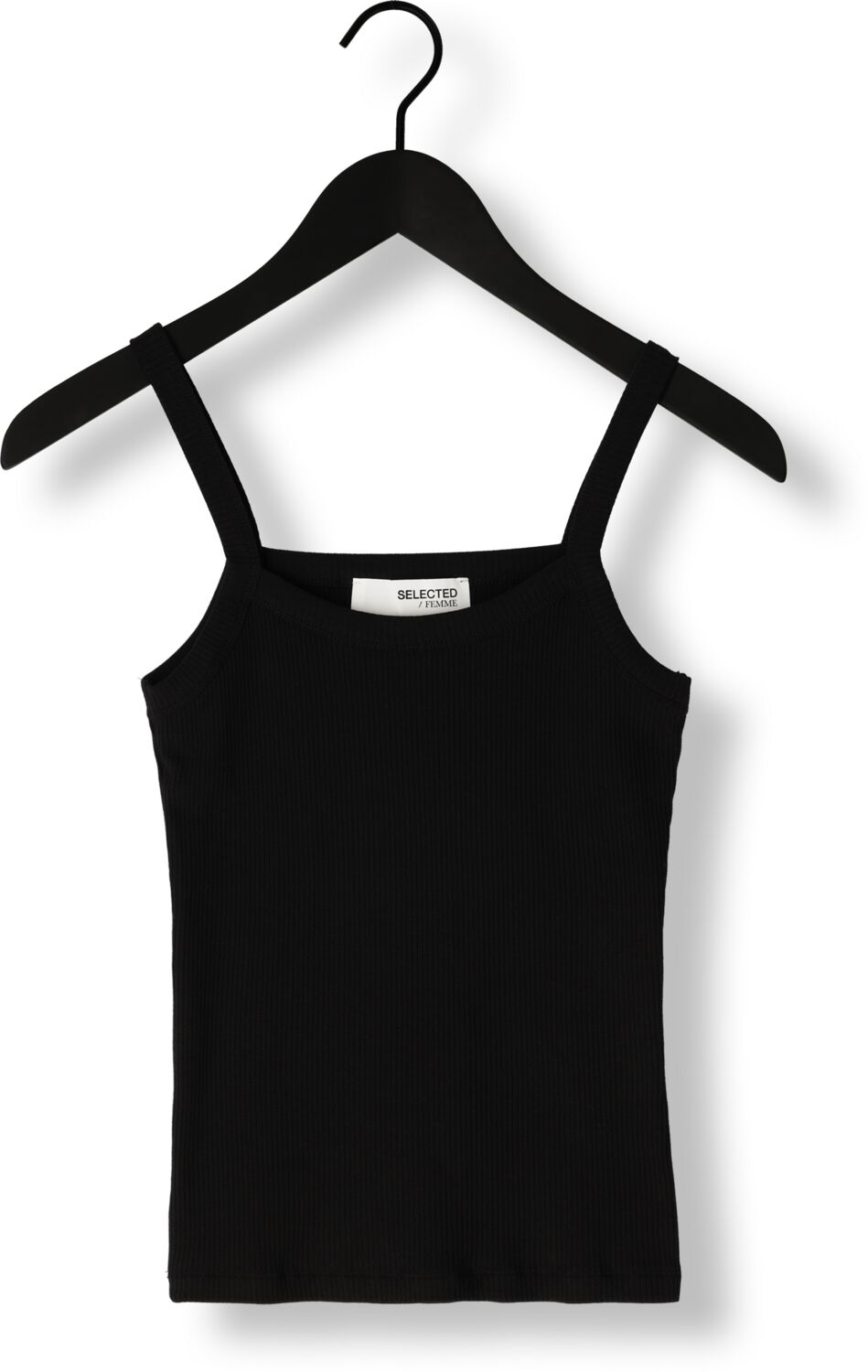 SELECTED FEMME Dames Tops & T-shirts Slfcelica Anna Strap Tank Top Zwart