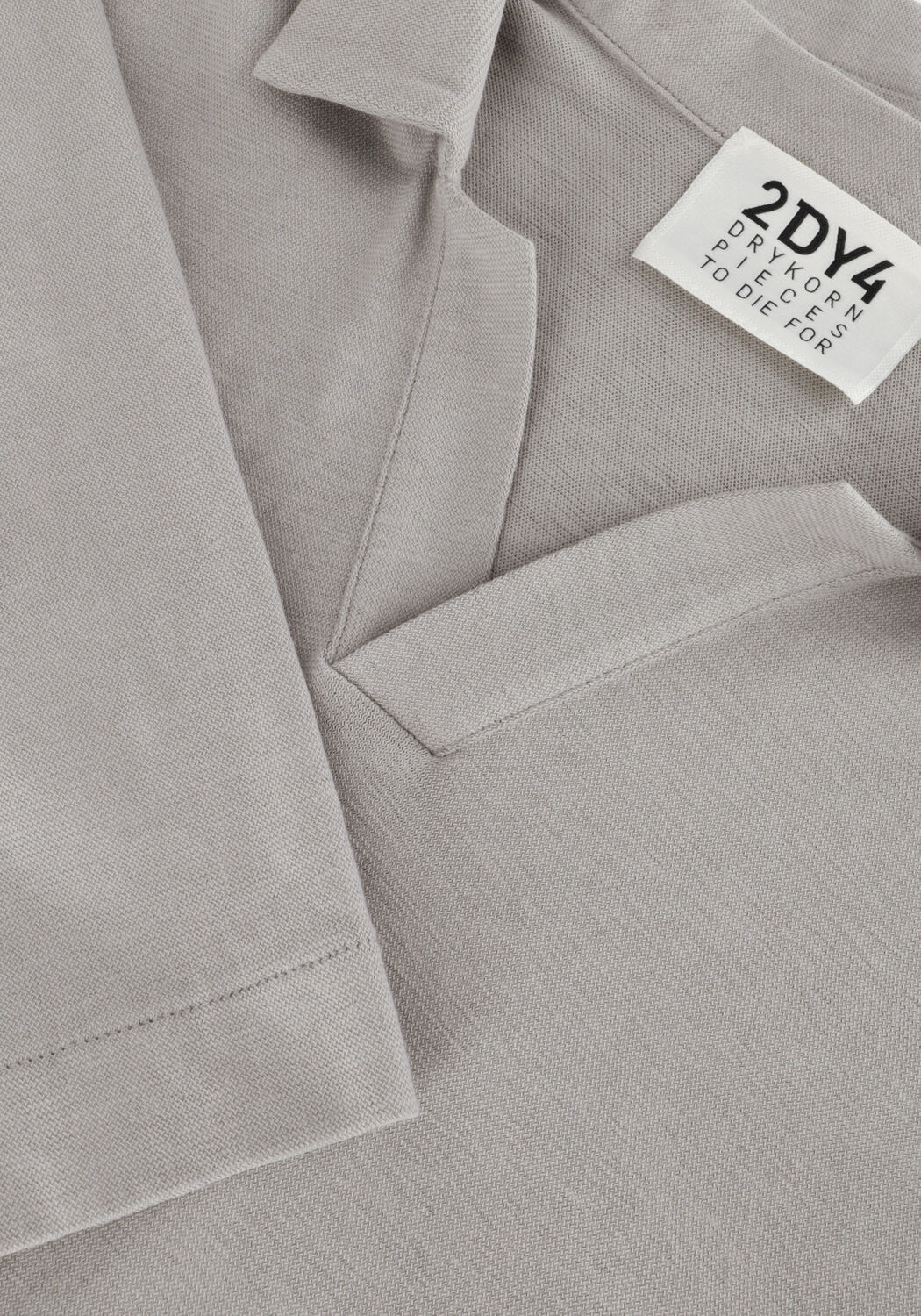 Lichtgrijze DRYKORN Polo BENEDICKT 520179 - large