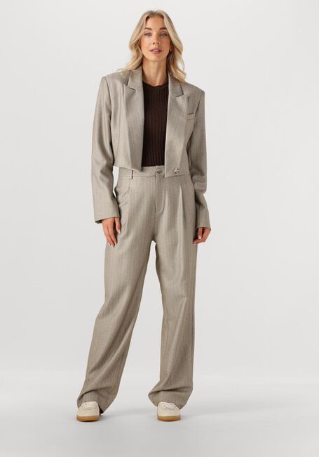 Lichtgrijze IBANA Blazer JELAH PINESTRIPE - large