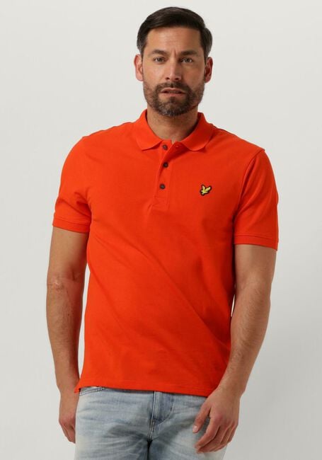 Oranje LYLE & SCOTT Polo PLAIN POLO SHIRT - large