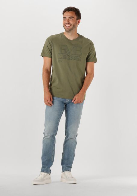 Olijf PME LEGEND T-shirt SINGLE JERSEY - large
