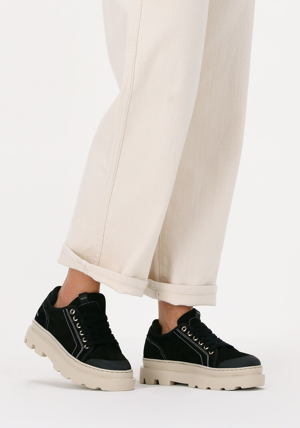 Zwarte NUBIKK Veterschoenen MONRO ORION - large