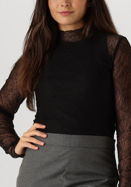 Zwarte GESTUZ Tops & T-shirts LAIAGZ LACE BLOUSE - large