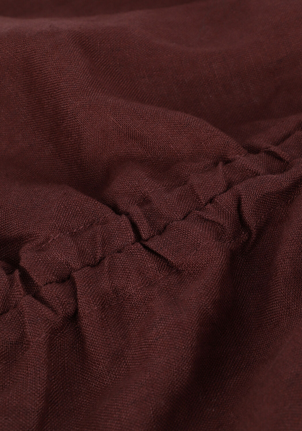 Bruine NA-KD Mini jurk DRAWSTRING LINEN MINI DRESS - large