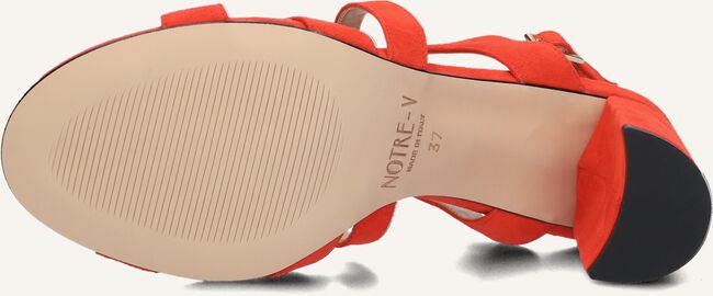 Rode NOTRE-V Sandalen met hak 22552 Rode NOTRE-V Sandalen met hak 22552 - large