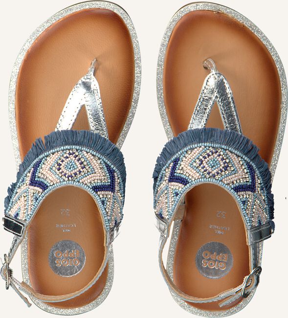 Blauwe GIOSEPPO Platte sandalen BERMUDAS Blauwe GIOSEPPO Platte sandalen BERMUDAS - large