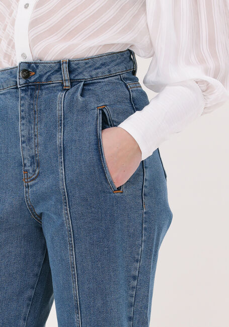 Blauwe CO'COUTURE Mom jeans PIPER WIDE JEANS - large