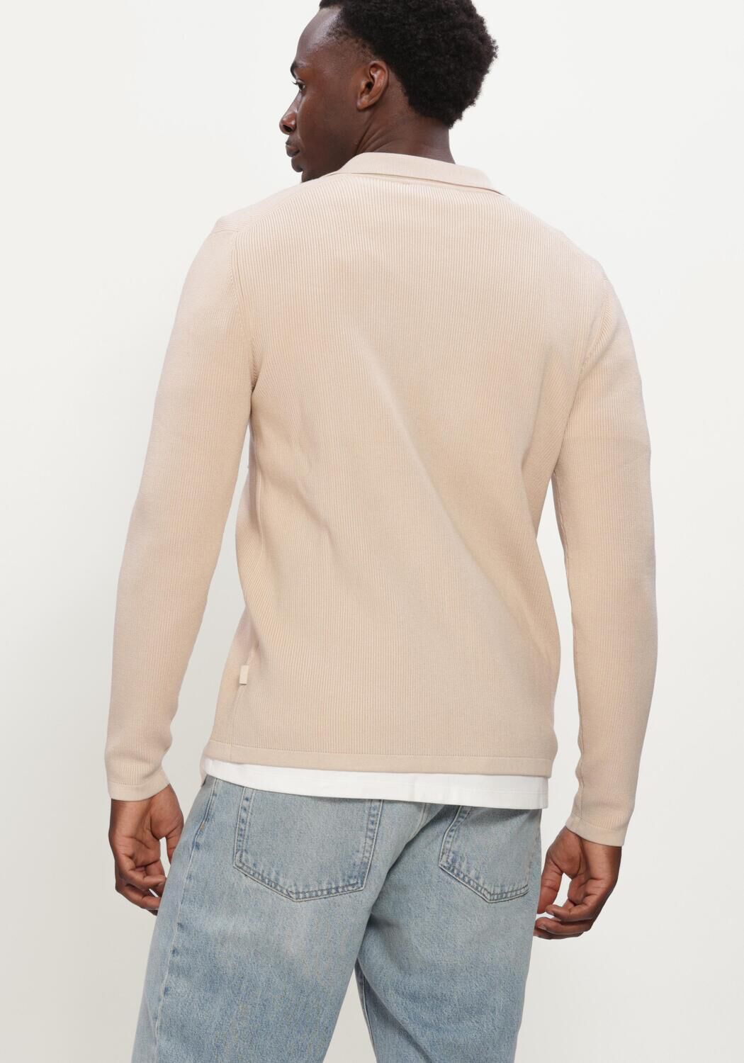 Beige MACE Trui M-AUGUST - large