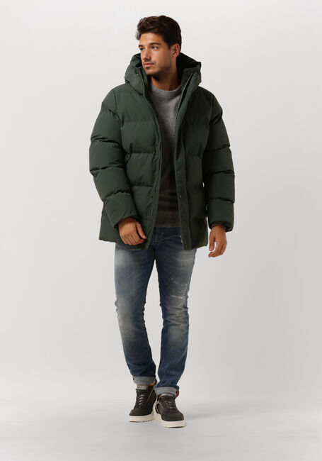 Grijze PROFUOMO Trui PULLOVER HEAVY CREWNECK - large