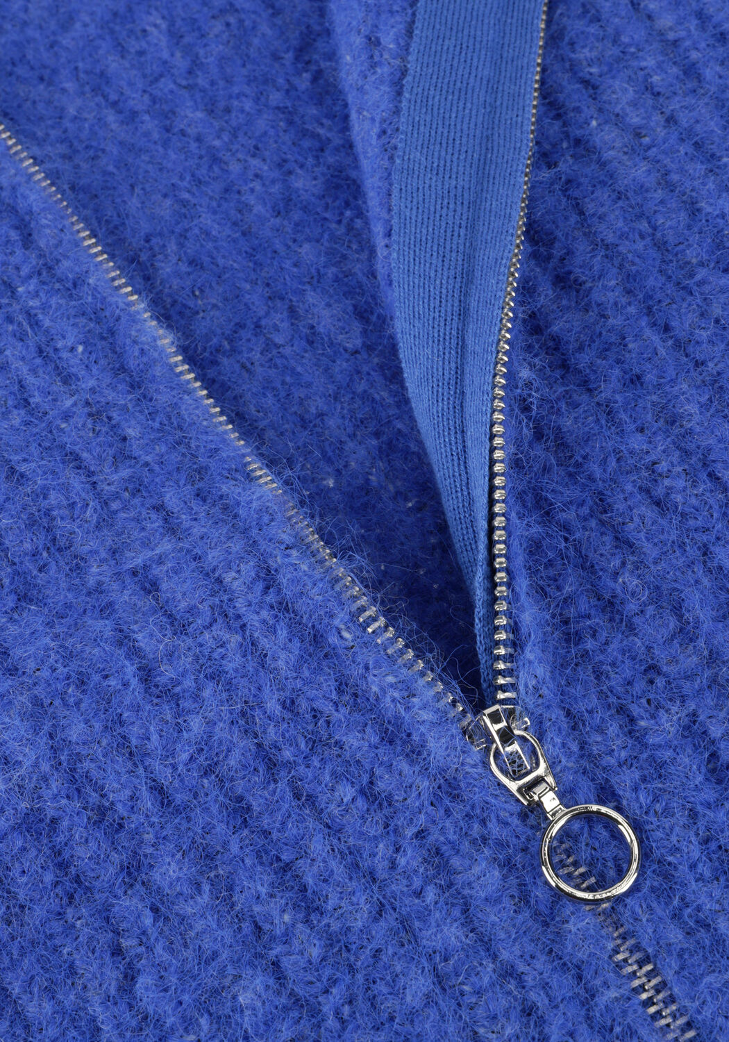 Blauwe EDITED Vest RANI BOMBER CARDIGAN - large