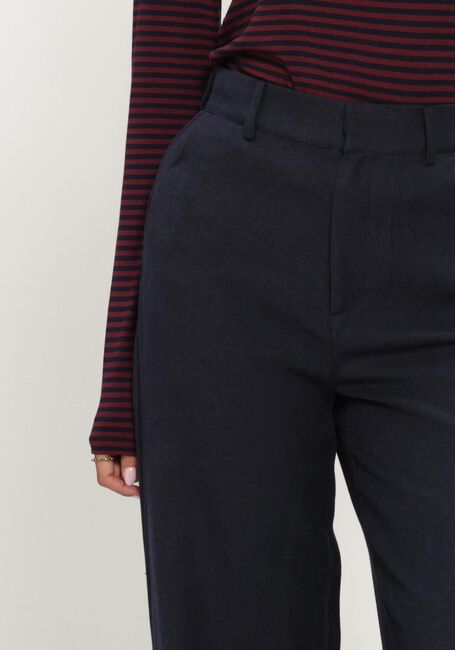 Donkerblauwe RUBY TUESDAY Broeken CLENDIS TAPPERED BUTTON DETAIL PANTS - large