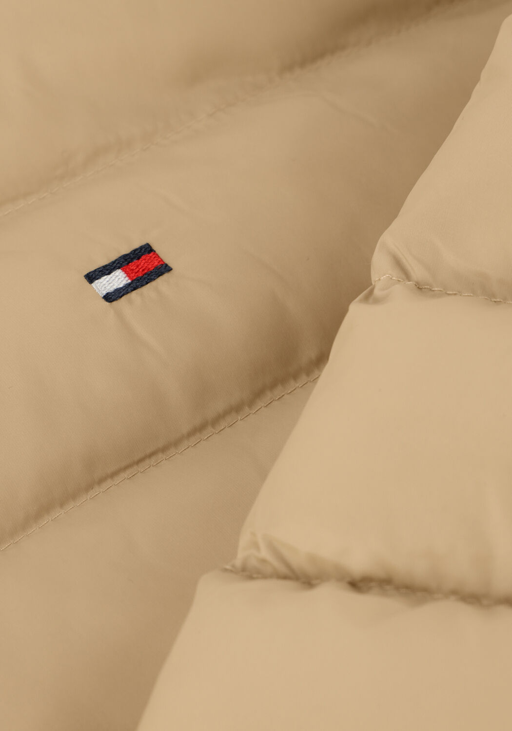 Beige TOMMY HILFIGER Gewatteerde jas PACKABLE RECYCLED JACKET - large