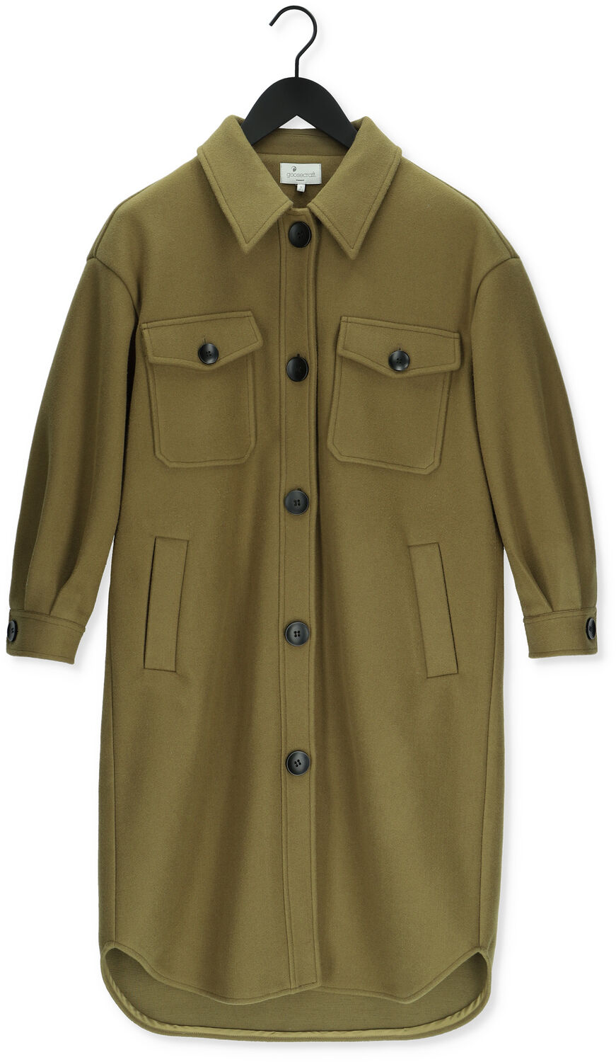 Groene GOOSECRAFT Mantel GC GIGI SOLID JACKET