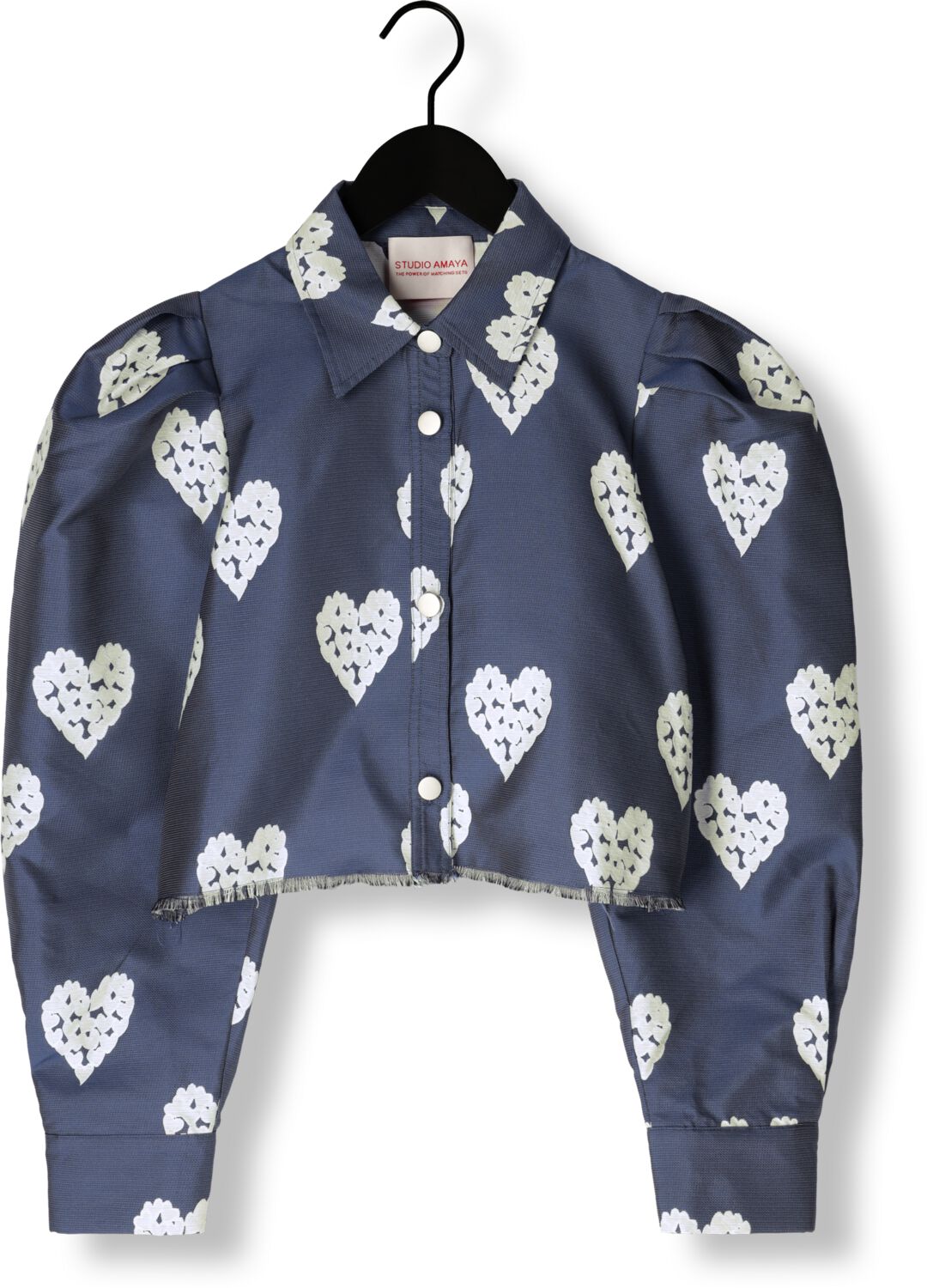 STUDIO AMAYA Dames Jassen Heart Jacket Blauw