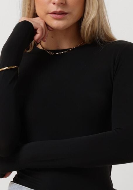 Zwarte CALVIN KLEIN Tops & T-shirts MODAL DETAIL LS TOP - large