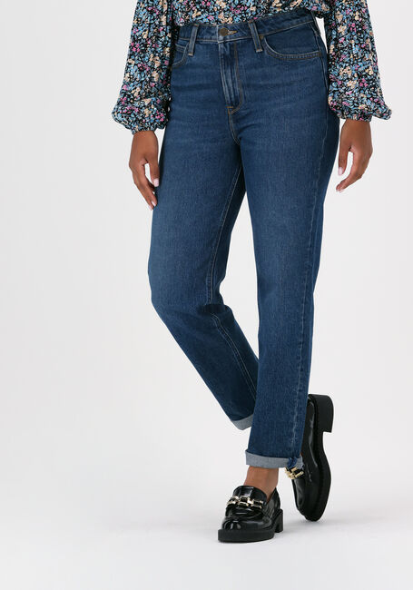 Blauwe LEE Straight leg jeans CAROL (REGULAR STRAIGHT CROPPE - large